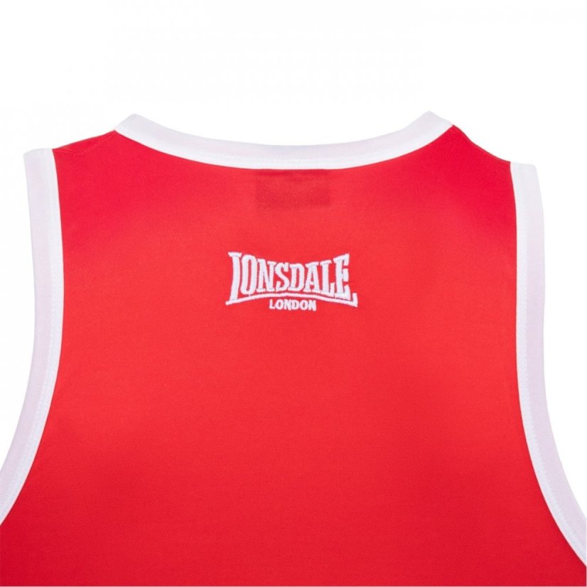 Lonsdale Boxing Vests Red/White