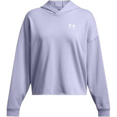 Under Armour Women's Rival Terry Crew Sweatshirt Purple