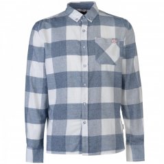 Lee Cooper Soft Check Long Sleeve Shirt velikost XL