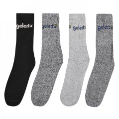 Gelert Walking Boot Socks 4 Pack Mens Size 7-11 Brown