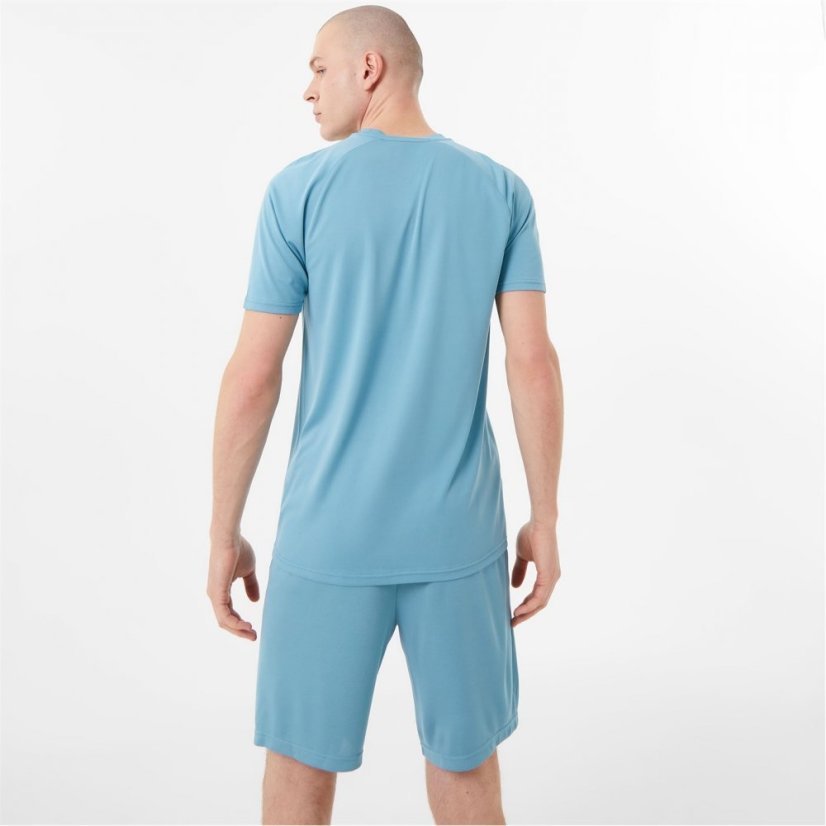 Everlast Essential Poly T-Shirt Mens Adriatic Blue