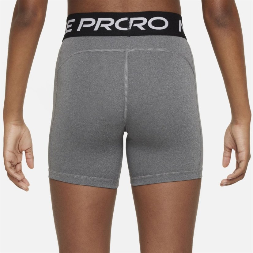 Nike Pro Shorts Junior Girls Grey Heather