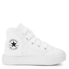 Converse Kids' Canvas High-Top Trainers White