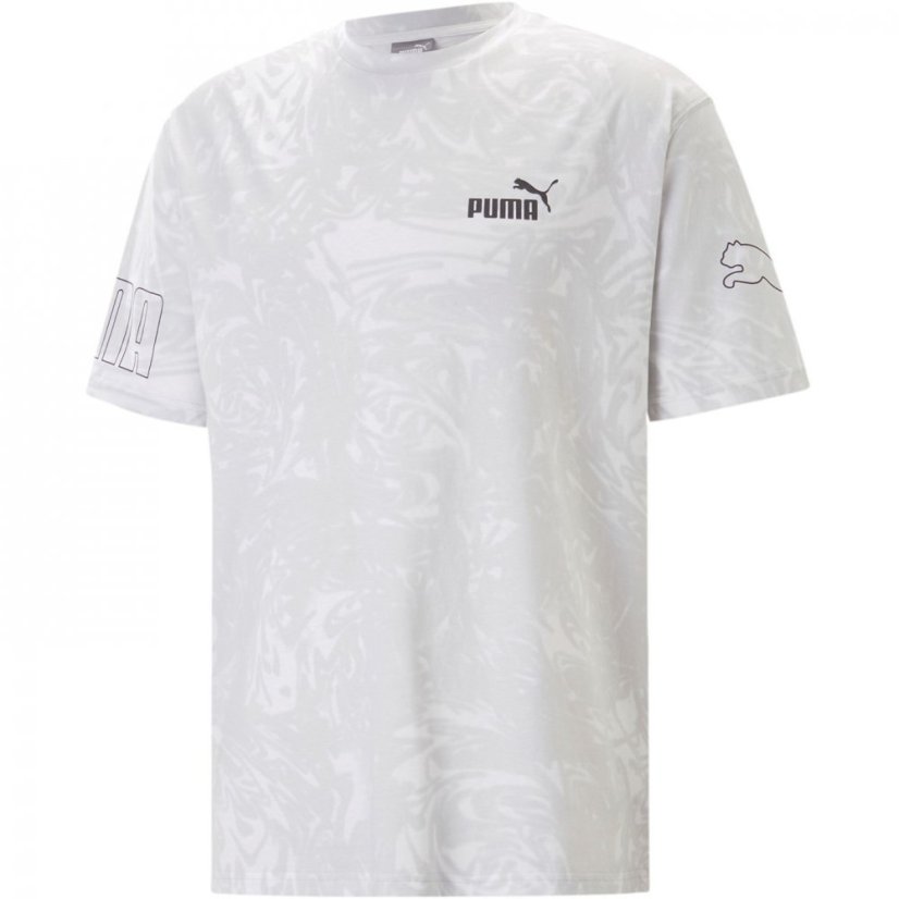 Puma POWER Summer AOP Tee PUMA White