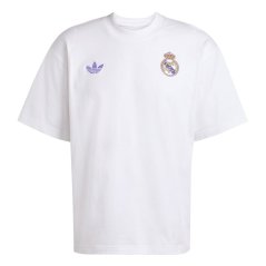 adidas Real Madrid Originals LFSTLR T-Shirt 25/26 Mens White