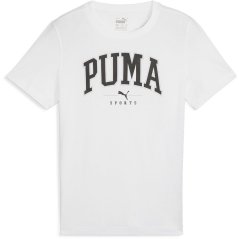 Puma Unisex Kids' Squad Big Graphic Regular Fit T-Shirt Puma White