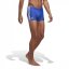 adidas 3 Stripe Swimming Shorts Mens Lucid Blue/Whte