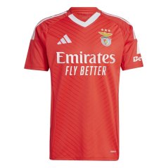 adidas Mens adidas Benfica Home Shirt 24/25 Benred