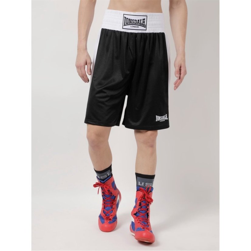 Lonsdale Boxing Shorts Black/White