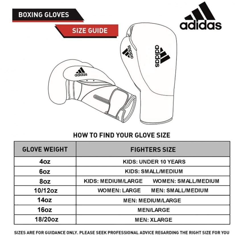 adidas Speed 50 Training Boxing Gloves White