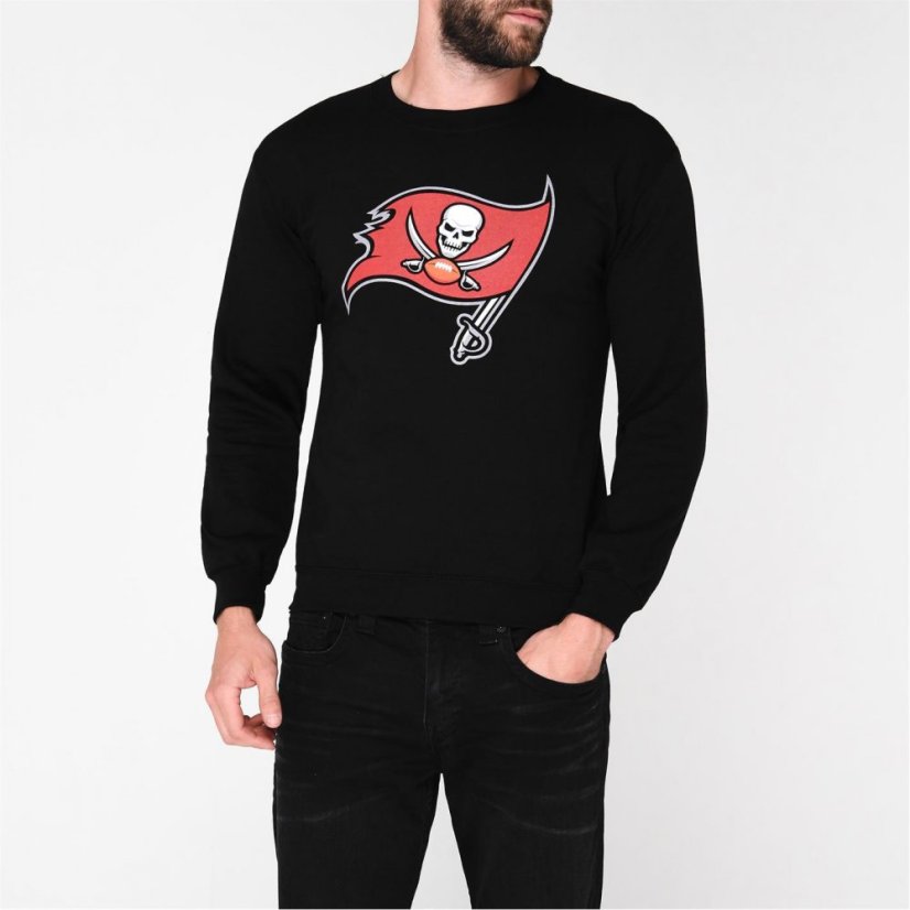 NFL Logo Crew Sweatshirt Mens Buccaneers