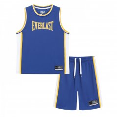 Everlast Basketball Set Junior Boys Blue/Yellow