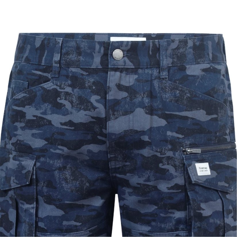 Firetrap BTK Short Snr00 Navy Camo