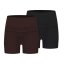 Slazenger Booty Shorts Womens Chocolate/Black