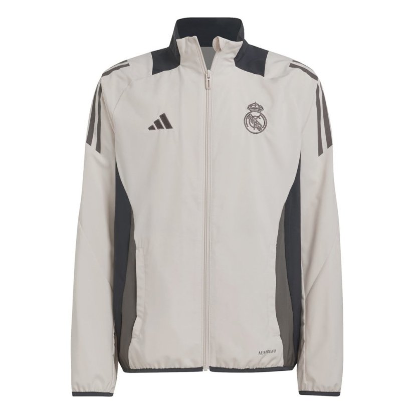 adidas Kids adidas Real Madrid European Training Tracksuit Top 24/25 Putty Mauve