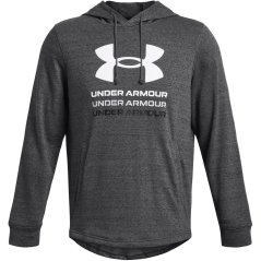 Under Armour Rival Terry Graphic Hood Grey
