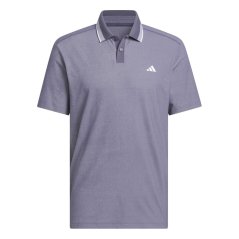 adidas Men's Tour Twstknt Short Sleeve Performance Polo Shirt Preloved Violet