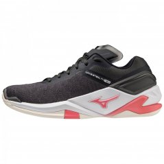 Mizuno Wave Stealth Neo V Netball Shoes Blk/Coral/Lilac