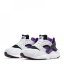 Nike Huarache Run Big Kids' Shoes Wht/Blk/Purple