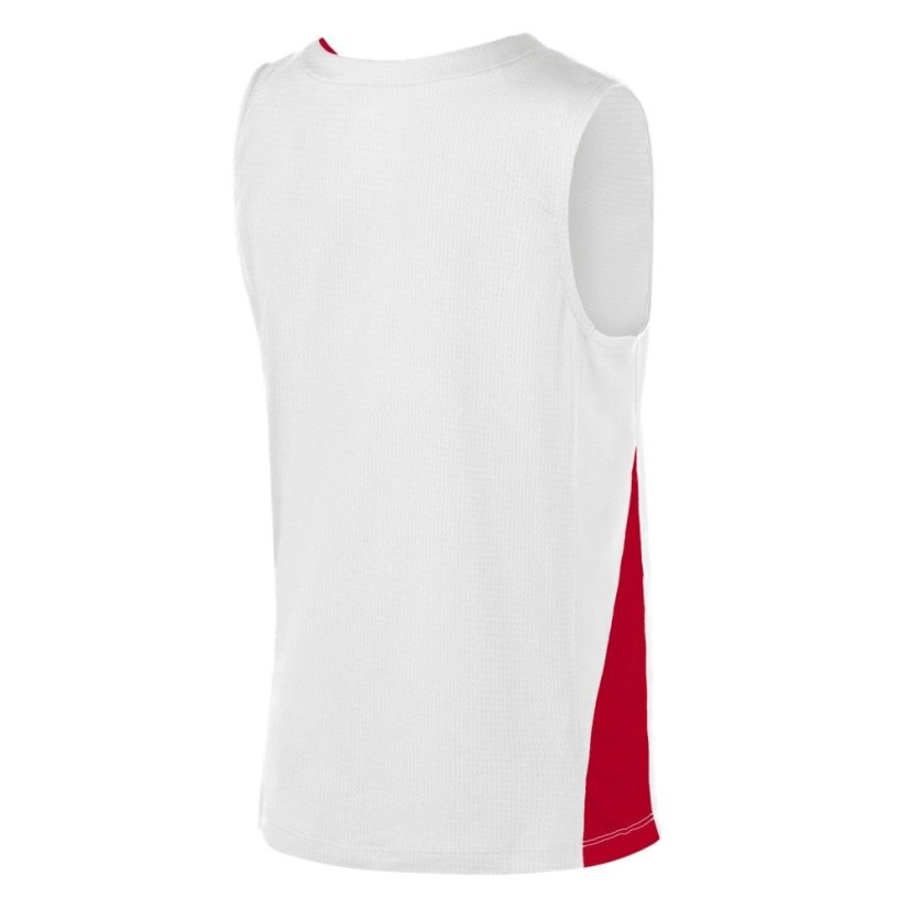 Nike Unisex Kids Performance Basketball Jersey White/Uni Red