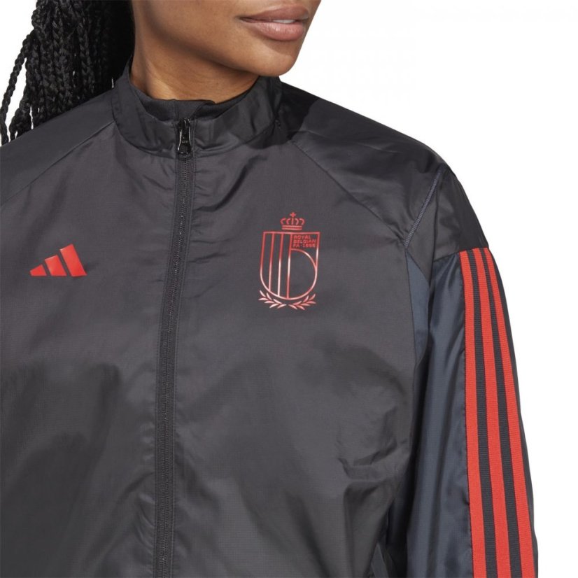 adidas Belgium Pre Match Jacket 2022/2023 Womens Black