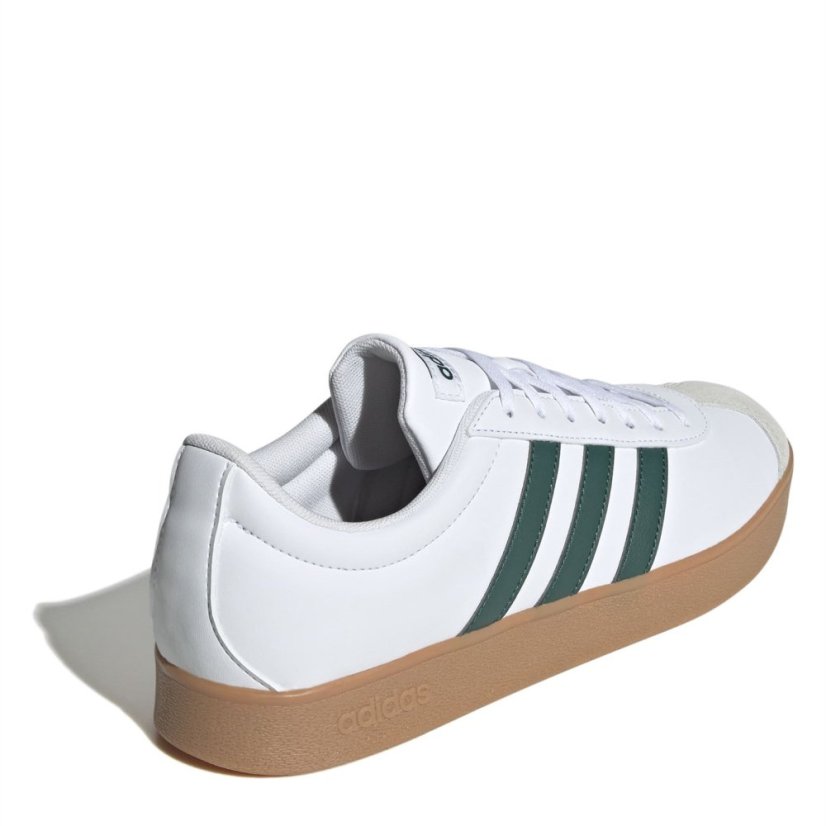 adidas VL Court Base Shoes Womens Wht/Green/Gum