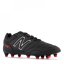 New Balance 442 V2 Pro Firm Ground Boots Black/Red