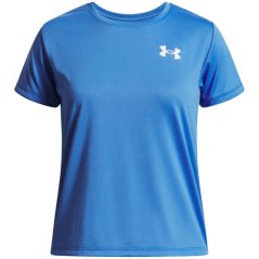 Under Armour Kids' Tech Short-Sleeve Performance Gym Top Blue Atlantis