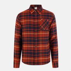 SoulCal Men's Soul Check Long-Sleeve Patterned Shirt Red/Blue