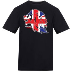 Lonsdale Printed Logo Tee Black 3
