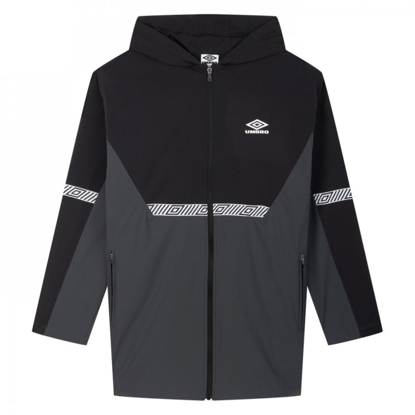 Umbro Style Club Jkt Sn42 Wdlnd Gry/Blk