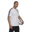 adidas Classic 3 Stripe Sereno pánske tričko White/Black