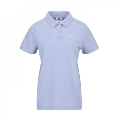 Slazenger Polo Shirt Ladies Sky Blue