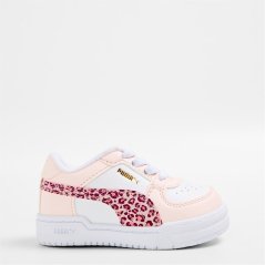 Puma Kids' CA Pro Low-Top Trainers Wht/Leopard