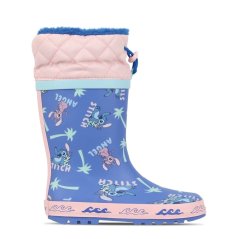 Character Character Cuff Wellies Unisex Kids Lilo and Stitch