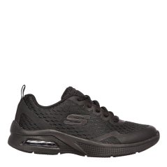 Skechers Microspec Max Junior Trainers Triple Black