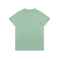 Slazenger Junior Boys Plain Tee shirt Pastel Green