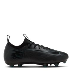 Nike Zoom Mercurial Vapor 16 Juniors Firm Ground Football Boots Black/Green