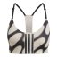 adidas Adidas X Marimekko Aeroimpact Training Light-Suppo Low Impact Sports Bra Womens Black/Lbrown