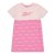 Reebok Kids' All Over Print Block T-Shirt Dress Aurora Pink