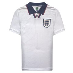 Score Draw Score Draw England Home Shirt 1993/94 White/Blue