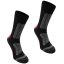 Karrimor 2Pk Trekking Socks Ladies Black/Fucshia