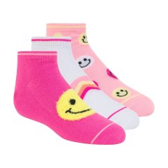 Skechers Kids' Trainer Socks Pink Combo