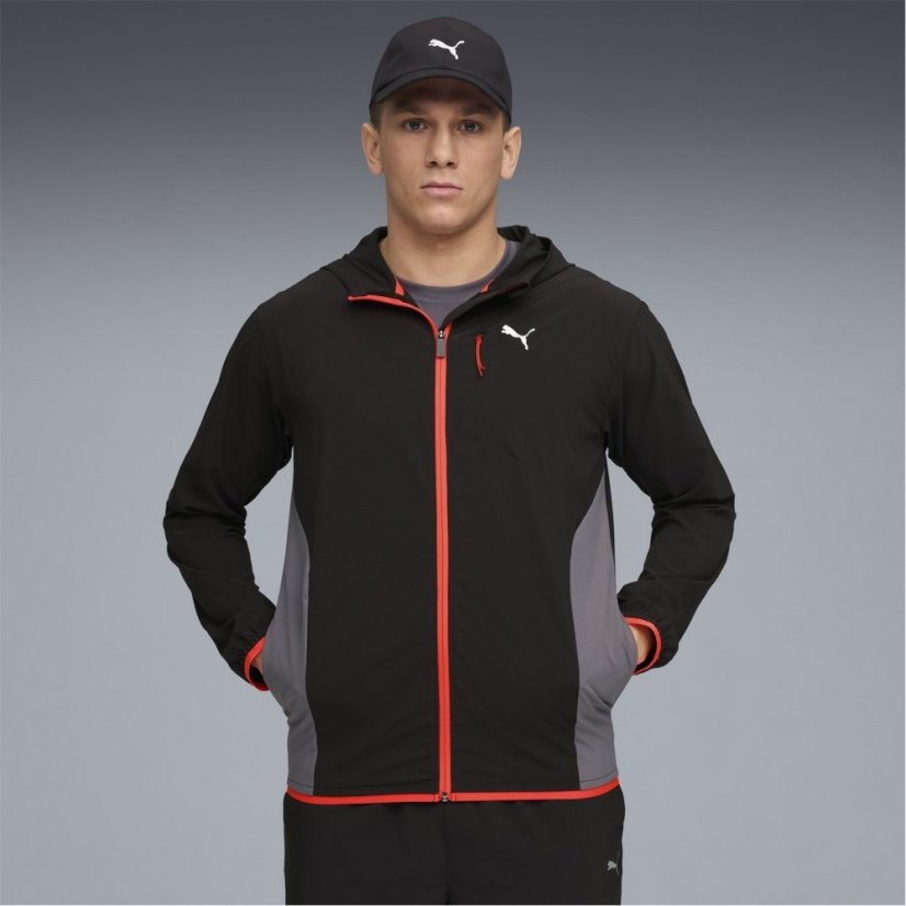 Puma Men's Flex Woven Tracksuit Black/Grey