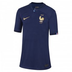 Nike France Home Shirt 2022 Juniors Blue