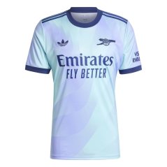 adidas Arsenal Third Shirt 2024 2025 Adults Blue