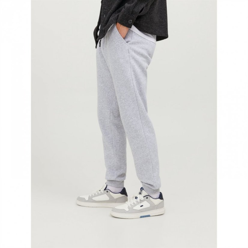 Jack and Jones Bradley Cuffed Jogging Bottoms Light Grey