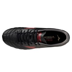 Mizuno Morelia Neo Pro Adults Rugby Boots Black/Red/Black