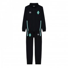 Umbro Werder Bremen Knit Track Suit Juniors Black