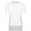 Golddigga Double Layer dámske tričko White/Grey M